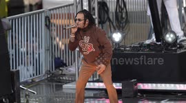 Ozuna performs during GMA concert in New York, NY, USA