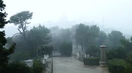 Spain: Severe Weather Batters Barcelona With Heavy Rainfalls, Hails, And Possible Tornadoes