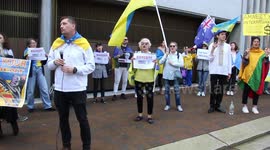 Ukrainians continue protest activity at Amnesty International following release of report, which blames them