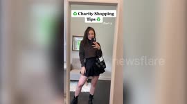 Fashionista who hasn't bought new clothes for 2 years says her wardrobe is now 90% pre-loved