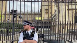 Extinction Rebellion protesters glue themselves inside and outside Parliament