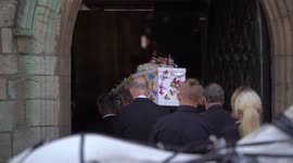 Mourners gather for funeral of stabbed nine-year-old schoolgirl Lilia Valutyte