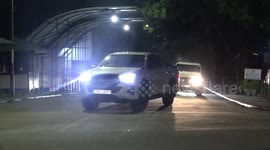 Motorcade of ousted former Sri Lanka President Gotabaya Rajapaksa seen in Colombo