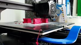 Creality ended 3 V2 3D printer making caps for scuba cylinders.