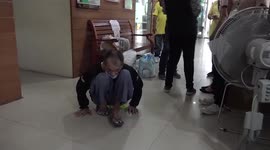 Hunchback begger earning $4k a MONTH arrested in Thailand
