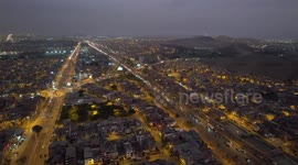 Lima, Peru in a winter night