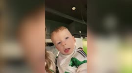 Celtic-mad boy who defied medics' to start primary school gets to watch his team win 4-0 in Glasgow derby