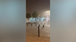 Storm batters Nimes, France, injuring at least three people