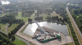 Huge obelisk celebrating Russia's victory over the Nazis is toppled in Latvia