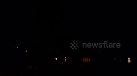 Lighting storm over Sussex, UK