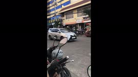 It is another daily street scene in the Philippines. Less traffic flow.