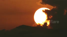 This is beautiful time lapse video of sunset filmed in Sherwan village of Pakistan