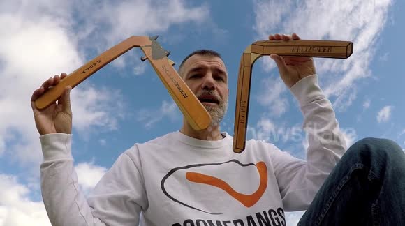 Creepy Halloween boomerangs