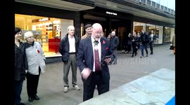 Unveiling of George Boole memorial plaque in Lincoln, UK - 200th anniversary of his birth.  British mathematician, 