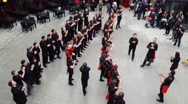 TGI Friday’s staff at Friars Walk newport .