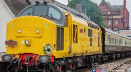 Cambrian coast express with a wreath of respect after the queen passes away.