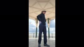 Brighton Seafront uk funky styles popping Boog Love For EBs Family