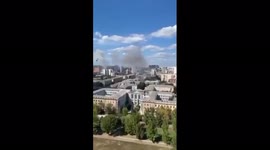 Video panorama of Kharkov after today's shelling