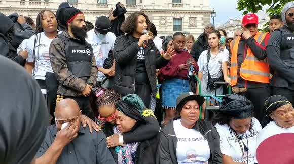 Chris Kaba: Family mourns in Parliament Square over fatal police shooting