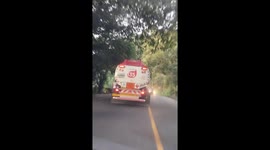 truck horns that are becoming a trend in Indonesia, very slick clothes like music