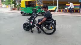 Hybrid wheelchairs from southern India promise bright future for people suffering from mobility problems