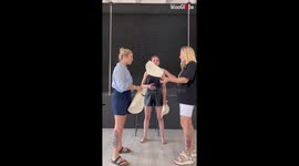 Directors and Administrator try the tortilla slap challenge in office