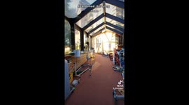 Explorer wanders through abandoned nursing home packed with medical supplies