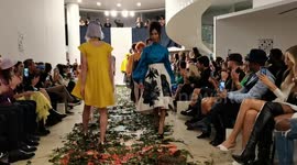 Tammam 15 year anniversary, 2023 collection FUTURE catwalk at LFW SE23, London, UK