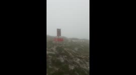 Big storm on Trem in Serbia on 1810 m