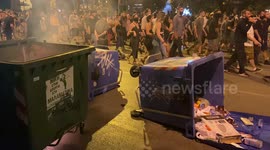 Greek police clash with students opposing police presence on campus