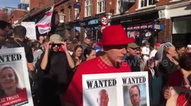 Anti-vaxxers march in London against the UK's COVID policies