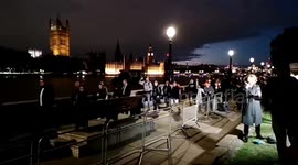 Amazing time-lapse video of the Lying In State queue located next to Lambeth Palace