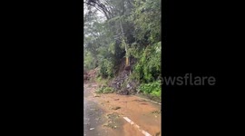 Japan: Typhoon Nanmadol Causes Landslides In Western Provinces
