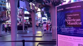 Seven American Sweetgum Trees Take Roots in Times Square By Charles Gaines