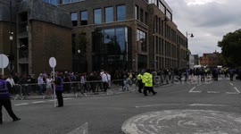 The atmosphere in Windsor on the day of the Royal Funeral of the Queen