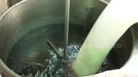 Palestinians prepare a traditional sweets 