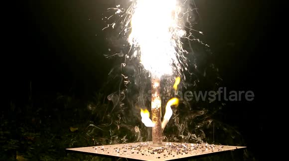 YouTuber tests how glass bong fares against hundreds of lit match heads