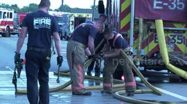 Emergency crews battle structural fire In Cincinnati