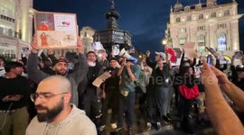 Iranians in London protest against the Iranian ls government regime after the death of Mahsa Amini