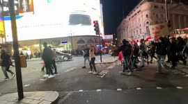 Iranians in London protest against the Iranian ls government regime after the death of Mahsa Amini