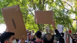 US: Hundreds Join Protest For Mahsa Amini During UN General Assembly In New York