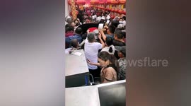 Guests fight over 'lucky' pot of stew at wedding ceremony in China