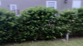 Heavy rain caused by Hurricane Fiona in Paget Parish, Bermuda