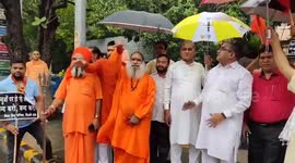 Hindu nationalists protest outside British Embassy in Delhi over Leicester and Birmingham violence
