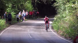 Cyclists take on the North Downs in annual Hill Climb in Kent, UK
