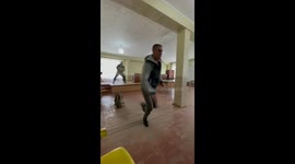 People escape as Russian commissar shot during briefing for military reservists