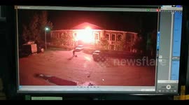 Man throws Molotov cocktails at Russian enlistment office in protest against mobilisation