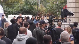 Emilia Clarke appears on set of new upcoming series Secret Invasion