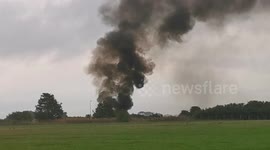 Wood lorry on fire on Jubilee Way Dover  Pt 1