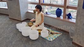 Working Women Attend A Healthy Living Salon In Shanghai, China